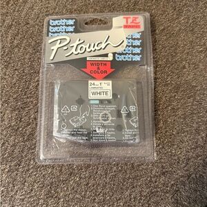 New Brother P-Touch Label Tape White TZ251 wide 22m 1”